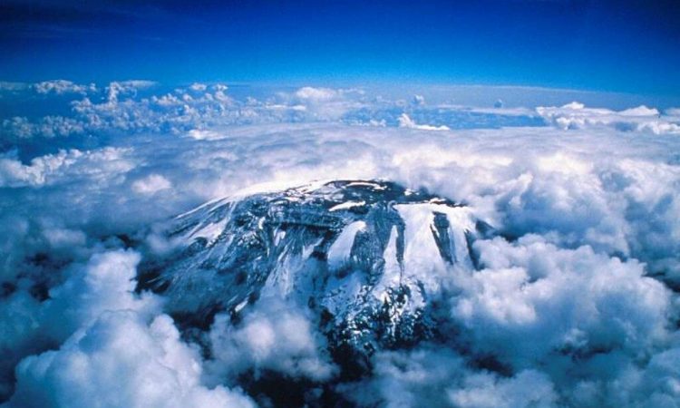 The peak of Mount Kilimanjaro