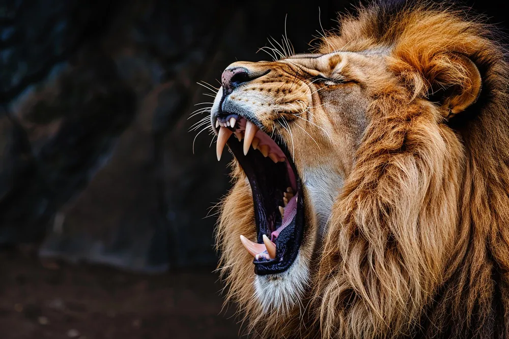 Scarface Lion courtecy of Ravina Tours & Travels