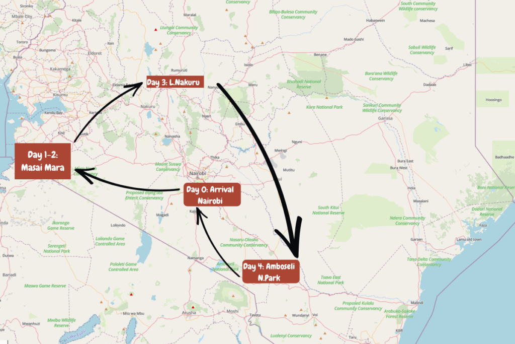 Map of Kenya