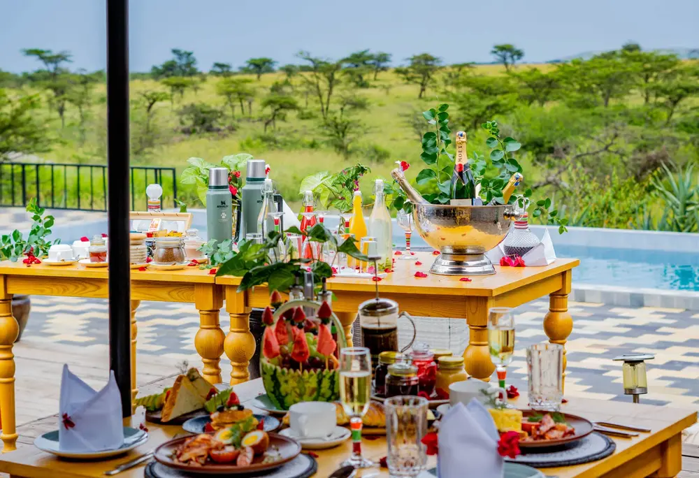 Bush Breakfast in Kenya