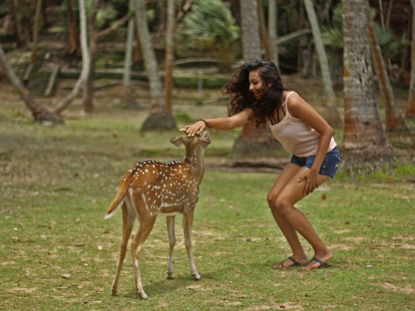 full-length-woman-deer