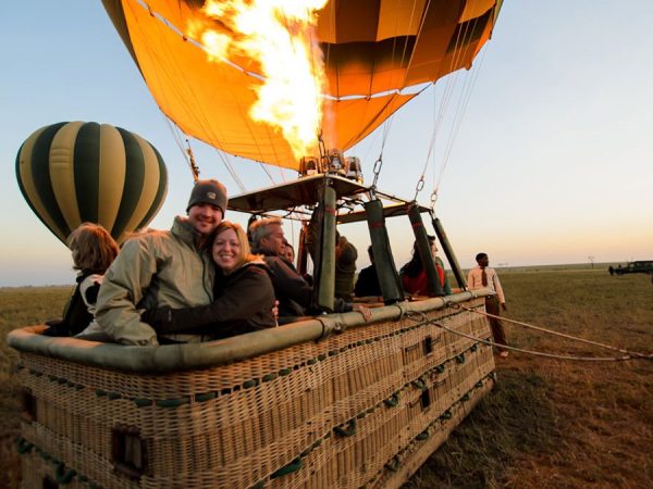 hot air baloon safari Masai Mara