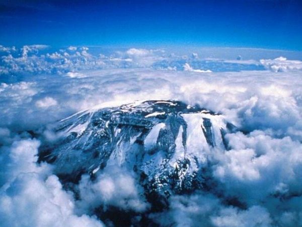 The peak of Mount Kilimanjaro